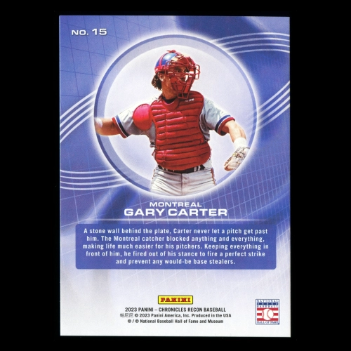 Gary Carter 2023 Panini Chronicles Recon Expos
