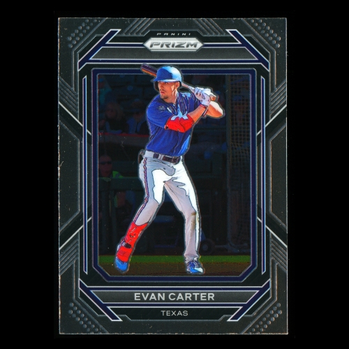 Evan Carter 2023 Panini Prizm Rangers