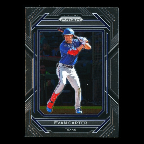 Evan Carter 2023 Panini Prizm Rangers