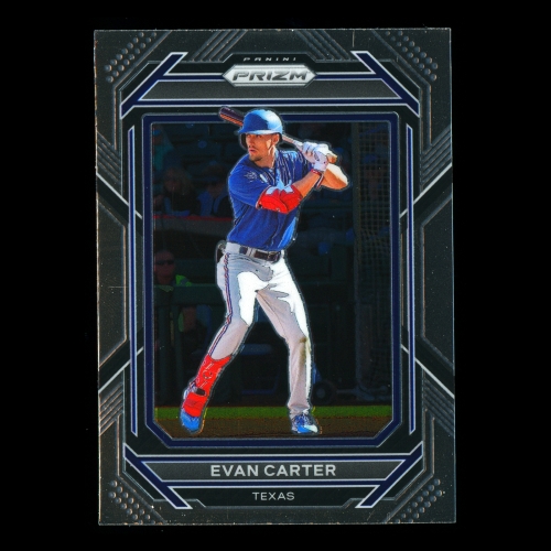 Evan Carter 2023 Panini Prizm Rangers