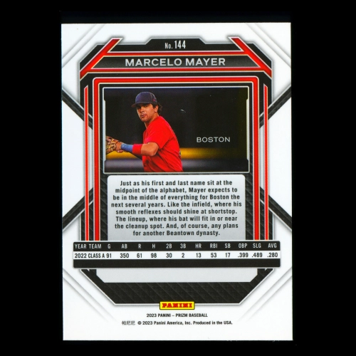 Marcelo Mayer 2023 Panini Prizm Red Sox