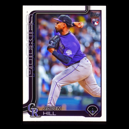 Jaden Hill RC 2025 Topps Rookie Rockies