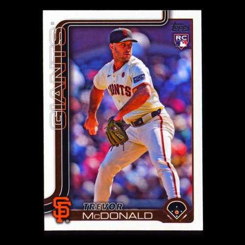 Trevor McDonald RC 2025 Topps Rookie Giants