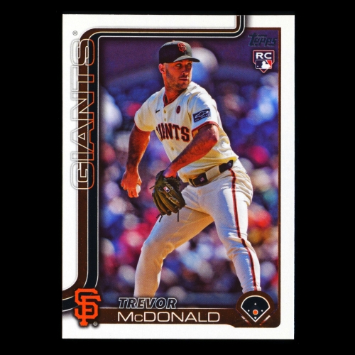 Trevor McDonald RC 2025 Topps Rookie Giants