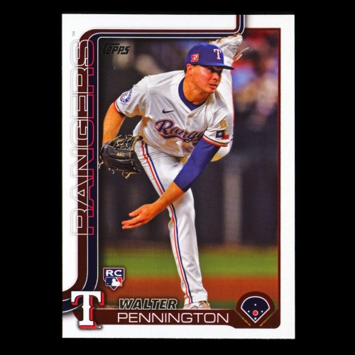 Walter Pennington RC 2025 Topps Rookie Rangers