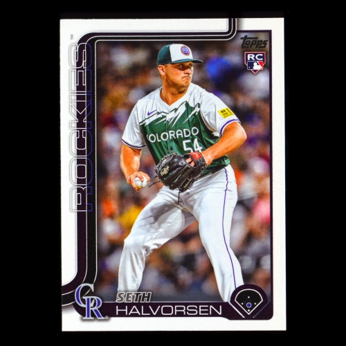 Seth Halvorsen RC 2025 Topps Rookie Rockies