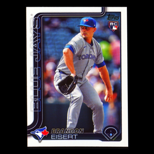 Brandon Eisert RC 2025 Topps Rookie Blue Jays