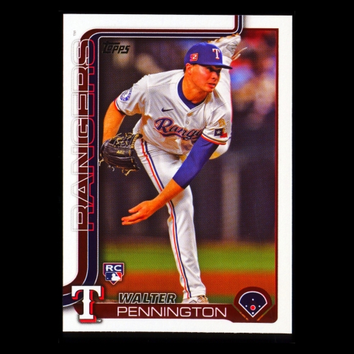 Walter Pennington RC 2025 Topps Rookie Rangers
