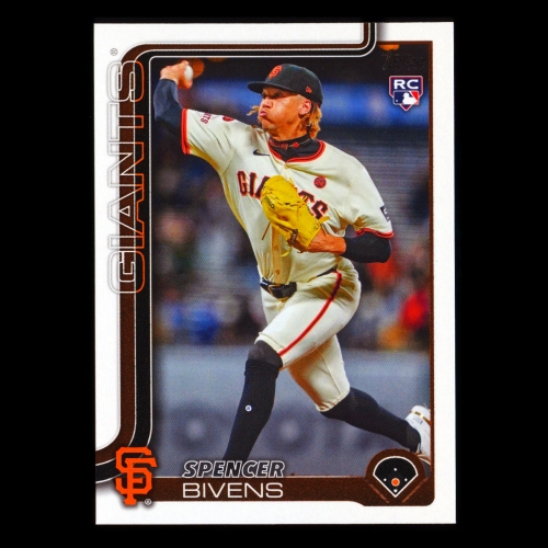 Spencer Bivens RC 2025 Topps Rookie Giants