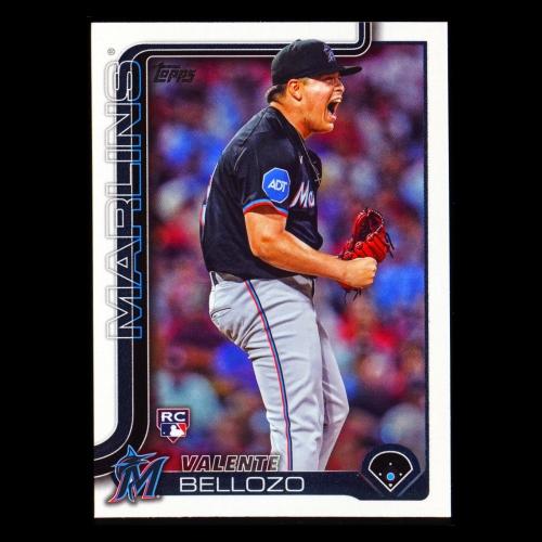 Valente Bellozo RC 2025 Topps Rookie Marlins