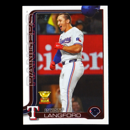 Wyatt Langford 2025 Topps All-Star Rookie Rangers