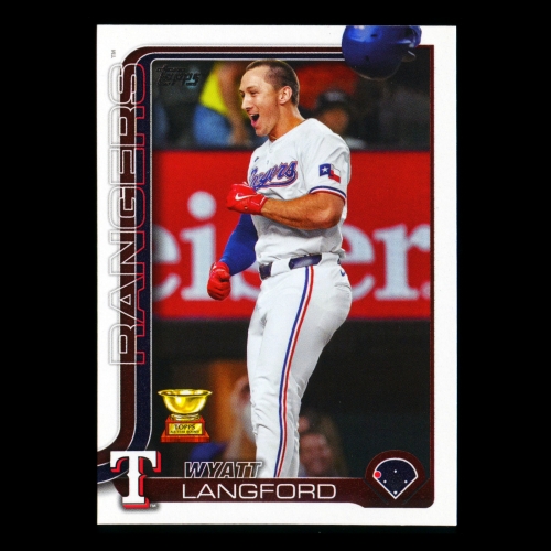 Wyatt Langford 2025 Topps All-Star Rookie Rangers