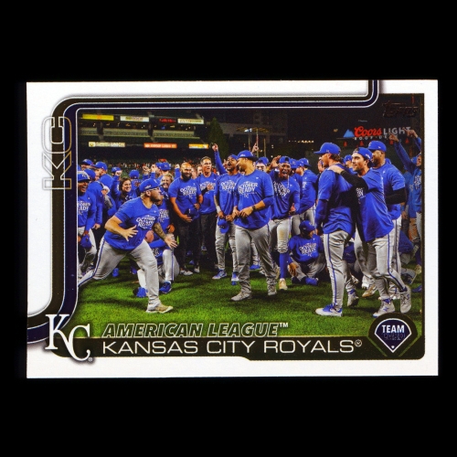 Kansas City Royals 2025 Topps Team Card Royals