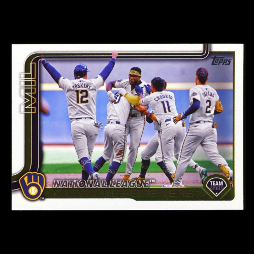 Milwaukee Brewers 2025 Topps Team Card Brewers
