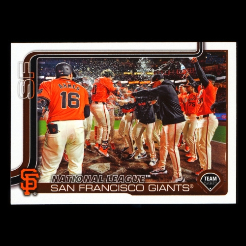 San Francisco Giants 2025 Topps Team Card Giants