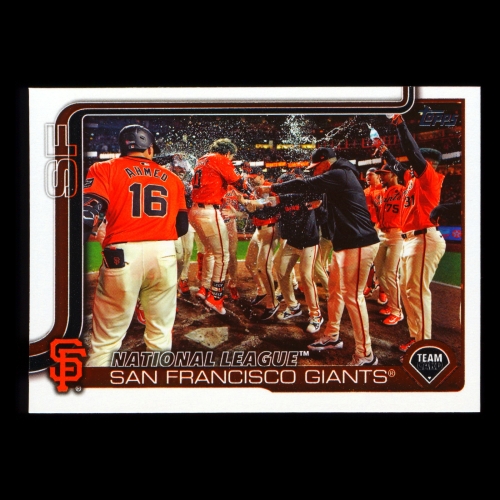 San Francisco Giants 2025 Topps Team Card Giants