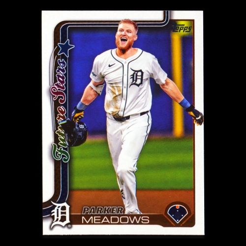 Parker Meadows 2025 Topps Future Stars Tigers
