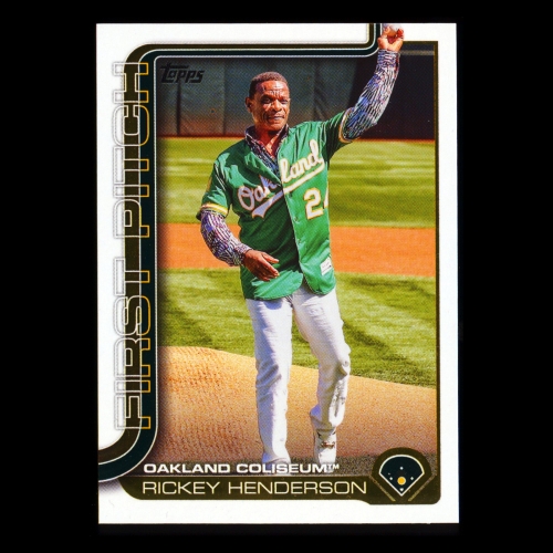 Rickey Henderson 2025 Topps '24 First Pitch Series 2 Athletics
