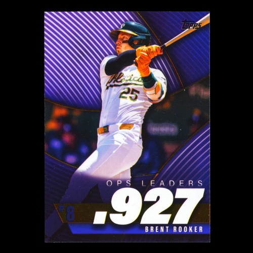 Brent Rooker 2025 Topps OPS Best Athletics