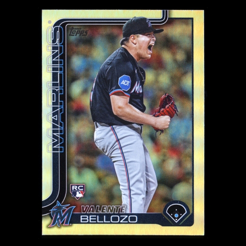 Valente Bellozo 2025 Topps Rainbow Foil Marlins