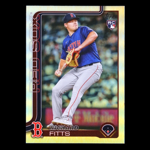 Richard Fitts RC 2025 Topps Rainbow Foil Rookie Red Sox