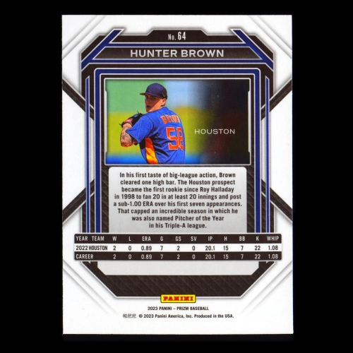 Hunter Brown 2023 Prizm Astros