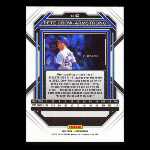 Pete Crow-Armstrong 2023 Prizm Cubs