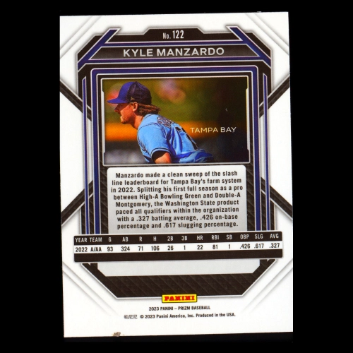 Kyle Manzardo 2023 Prizm Rays