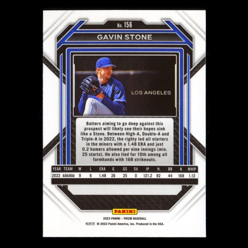 Gavin Stone 2023 Prizm Dodgers