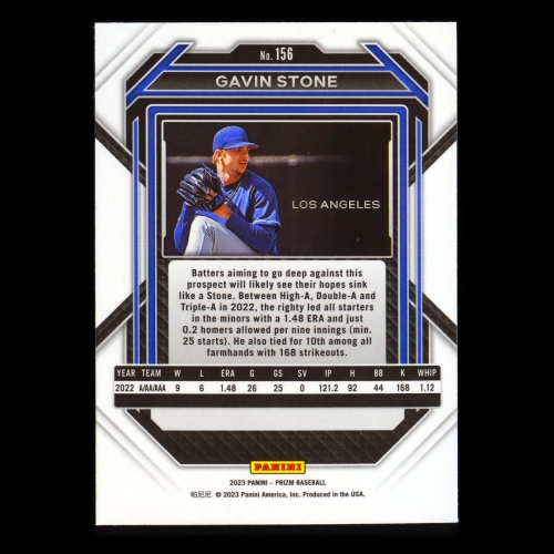 Gavin Stone 2023 Prizm Dodgers