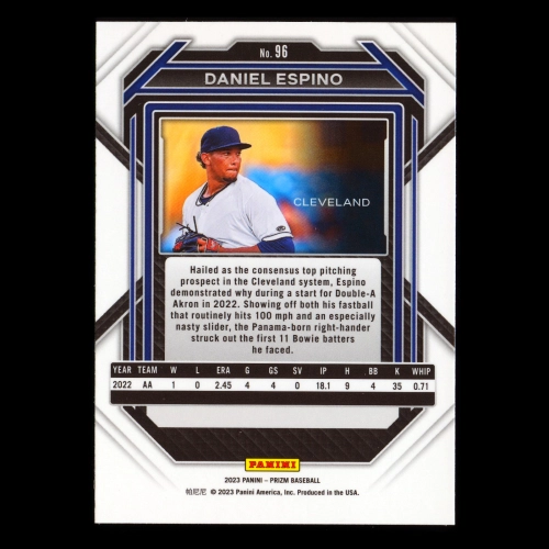 Daniel Espino 2023 Prizm Indians