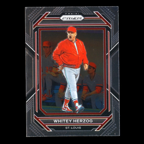 Whitey Herzog 2023 Prizm Cardinals