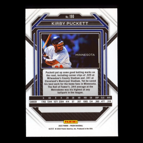 Kirby Puckett 2023 Prizm Twins