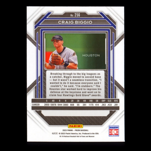 Craig Biggio 2023 Prizm Astros