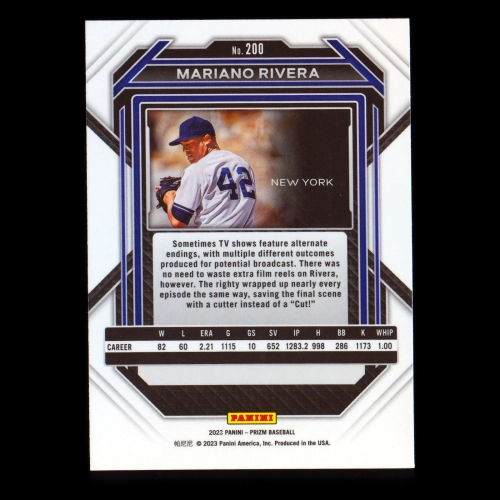 Mariano Rivera 2023 Prizm Yankees