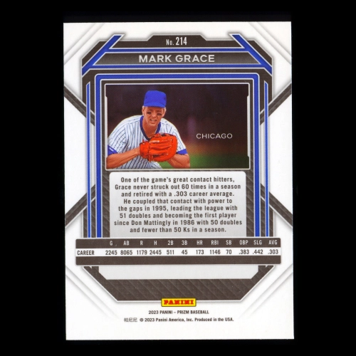 Mark Grace 2023 Prizm Cubs