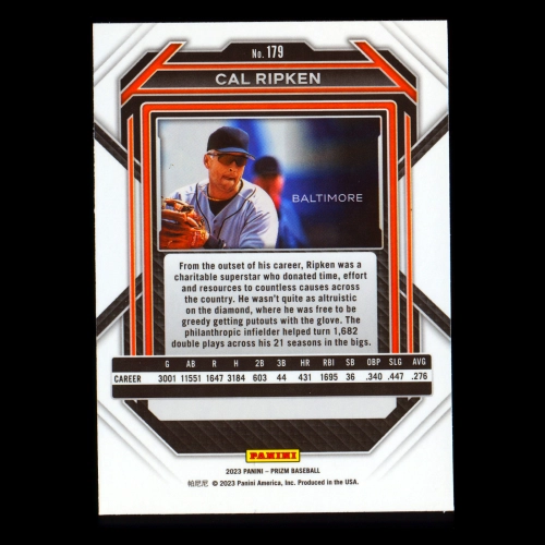 Cal Ripken 2023 Prizm Orioles