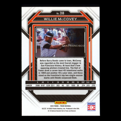 Willie McCovey 2023 Prizm Giants