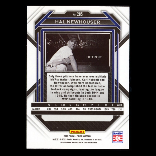Hal Newhouser 2023 Prizm Tigers