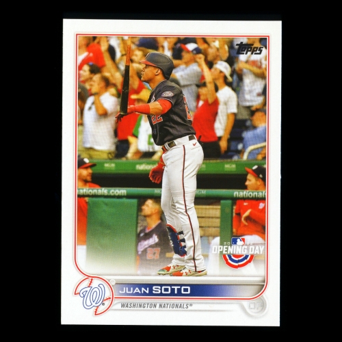 Juan Soto 2022 Topps Opening Day Nationals