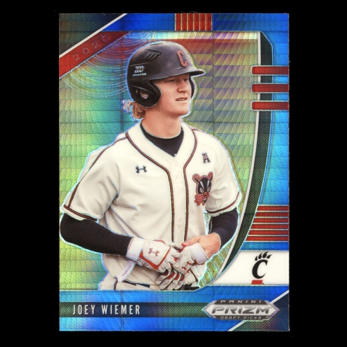 Joey Wiemer 2020 Prizm Draft Picks Prizms Blue & Carolina Blue Hyper Bearcats