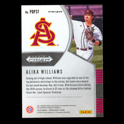 Alika Williams 2020 Prizm Draft Picks Prizms Green Pulsar Sun Devils