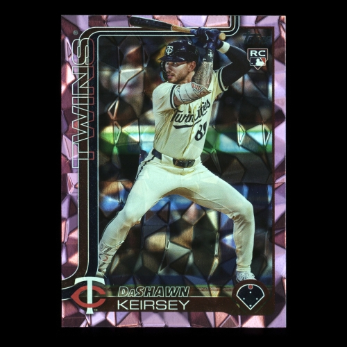 DaShawn Keirsey 2025 Topps Pink Diamante Foil Twins