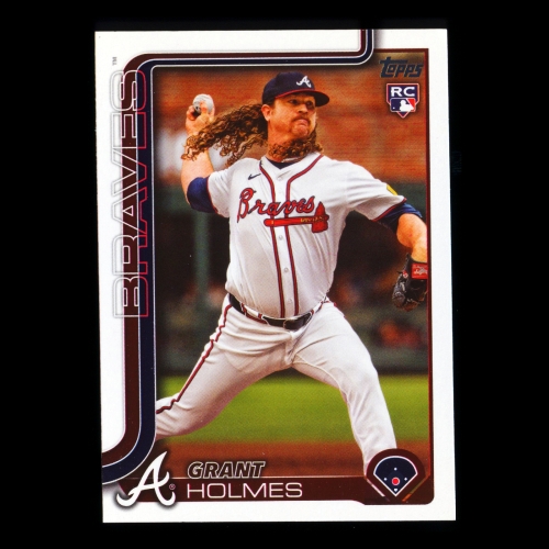 Grant Holmes RC 2025 Topps Rookie Braves