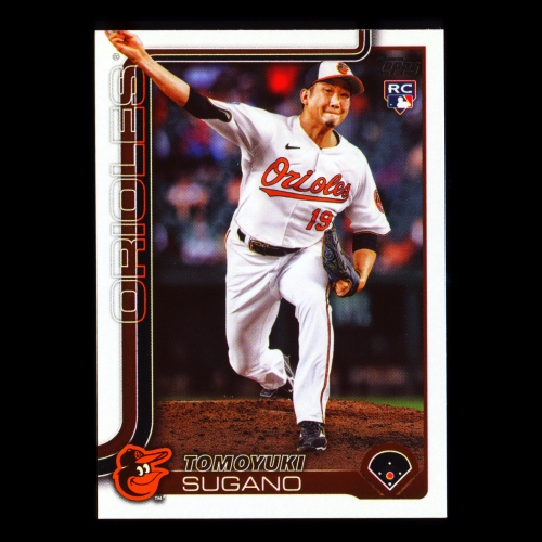 Tomoyuki Sugano RC 2025 Topps Rookie Orioles