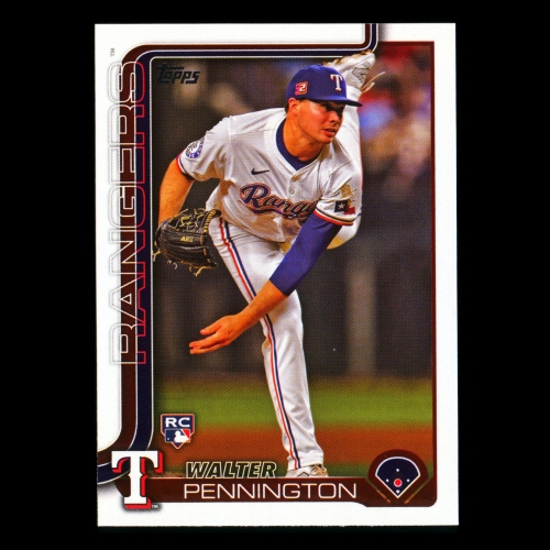 Walter Pennington RC 2025 Topps Rookie Rangers
