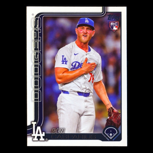 Ben Casparius RC 2025 Topps Rookie Dodgers