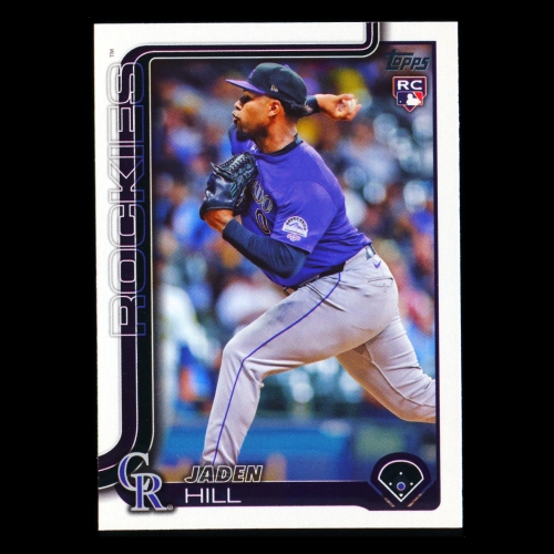 Jaden Hill RC 2025 Topps Rookie Rockies
