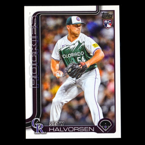 Seth Halvorsen RC 2025 Topps Rookie Rockies