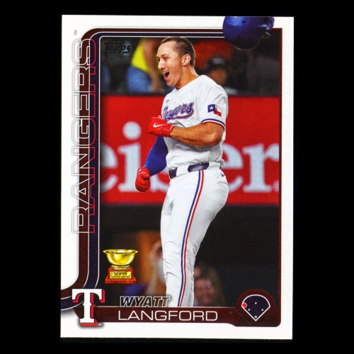 Wyatt Langford 2025 Topps Rangers